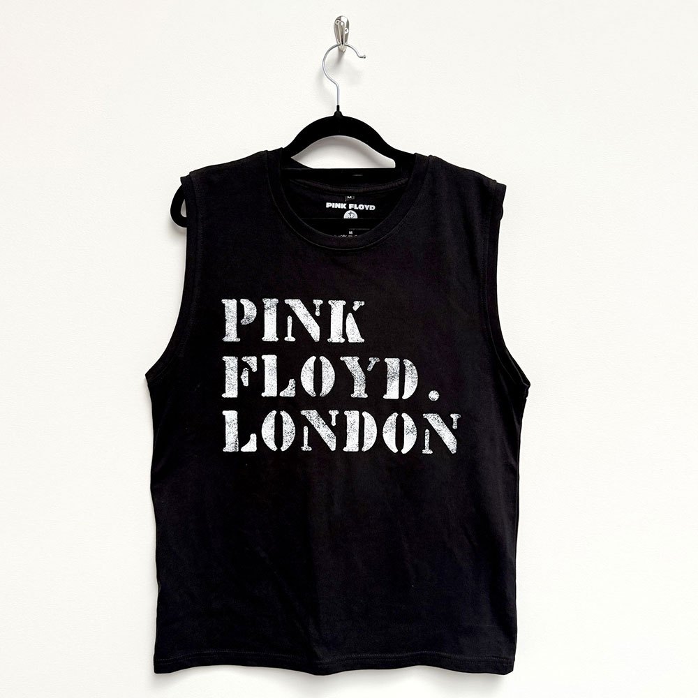 Pink Floyd - Stencil Logo Tanktop - Schwarz